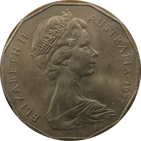 50 centow 1977 australia b